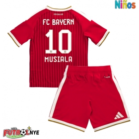 Camiseta Bayern Munich Jamal Musiala #10 Primera Equipación para niños 2026-27 manga corta (+ pantalones cortos)